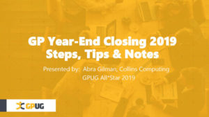 Dynamics GP Year End Closing 2019 300x169 - Blog