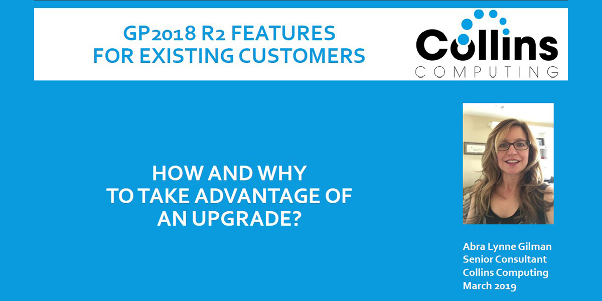 Dynamics GP 2018 R2 Existing Customer Features