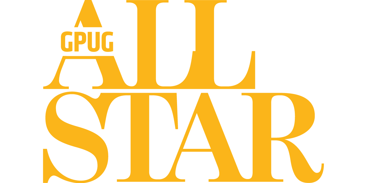 gpug all star award logo